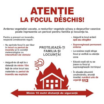 Pompierii maramureșeni avertizează