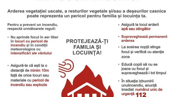 Pompierii maramureșeni avertizează