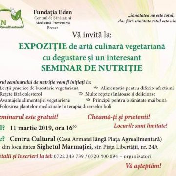 VIDEO | Expoziție de artă culinară vegetariană cu degustare la Sighet