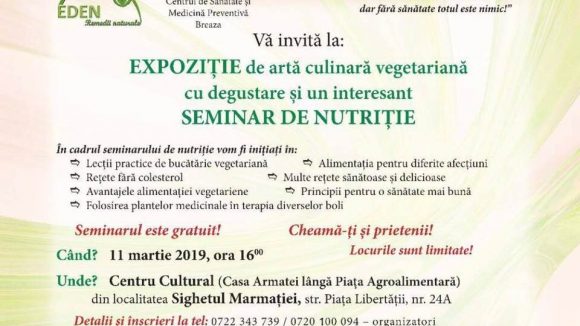 VIDEO | Expoziție de artă culinară vegetariană cu degustare la Sighet