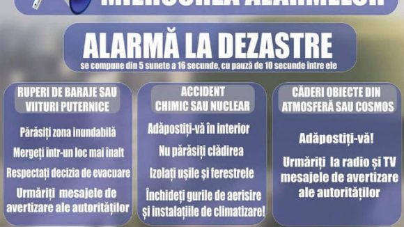 E miercuri, urlă alarmele, află de ce!? E miercuri, urlă alarmele, află de ce!?
