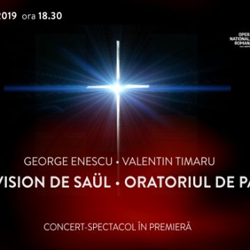 Invitație la concert – premieră mondială,  ”La vision de Säul”, de George Enescu