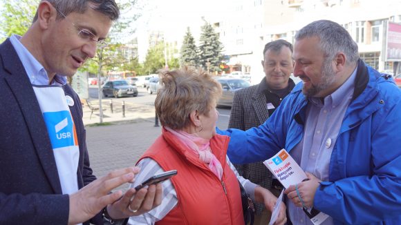 Caravana Alianței 2020 USR PLUS în Baia Mare