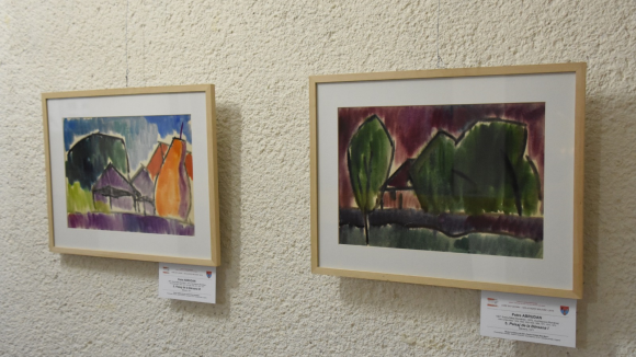 GALERIE FOTO | Achiziții de excepție ale Muzeului Județean de Artă ”Centrul Artistic Baia Mare”, expuse în holul Palatului Administrativ