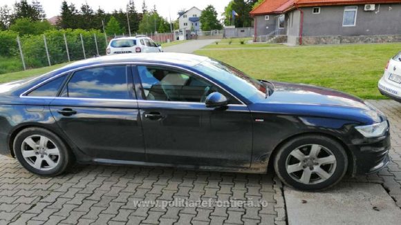 Un Audi A6 furat din Marea Britanie a fost recuperat de polițiștii de frontieră