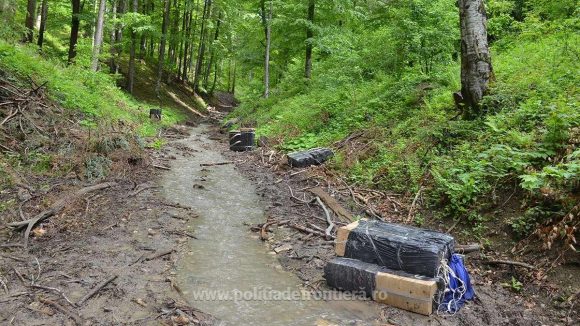 Video|Contrabandă cu împușcături și aproape 57.500 de pachete cu țigări confiscate