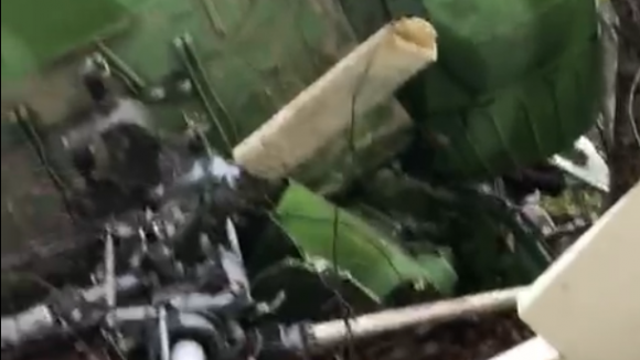 VIDEO | Un elicopter s-a prabușit în Săpânța