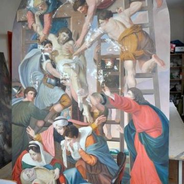 BISERICA ”SF. CAROL DE BORROMEO”: Un tablou vechi de aproape 200 de ani a fost restaurat