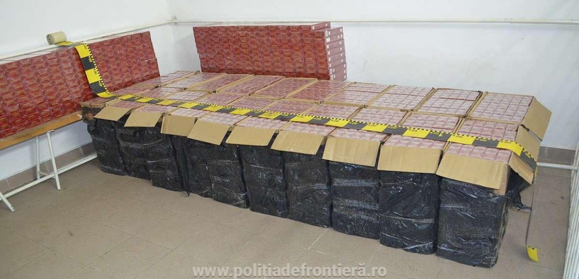 Țigări în valoare de peste 166.000 lei, confiscate la frontiera de nord