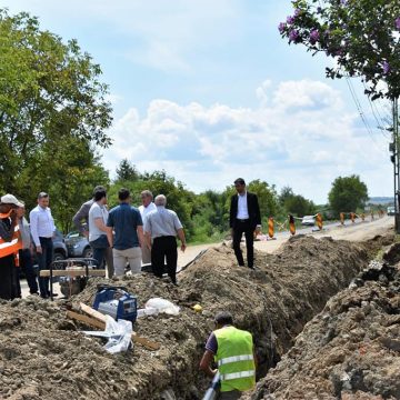 VIDEO | Se reabilitează DJ 182 B, între Șomcuta Mare, Mireșu Mare și Remeți pe Someș