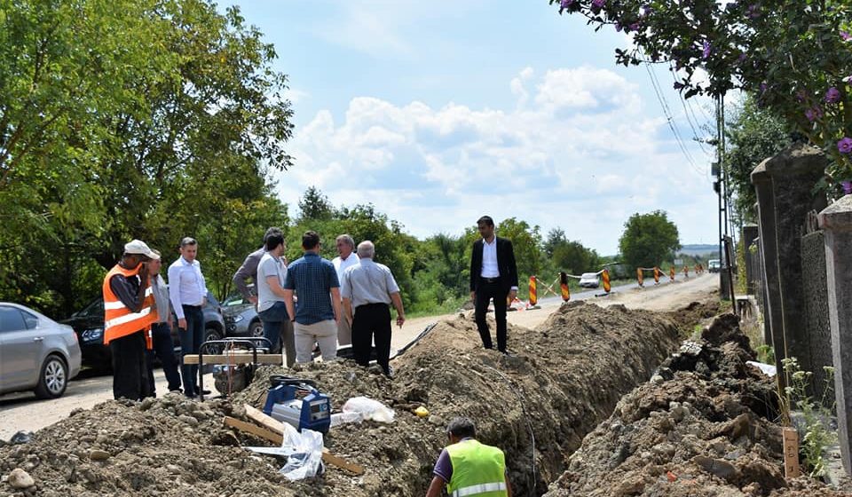 VIDEO | Se reabilitează DJ 182 B, între Șomcuta Mare, Mireșu Mare și Remeți pe Someș