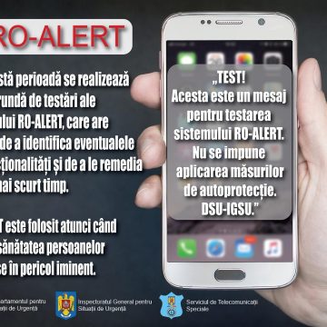 Noi testări ale Sistemului RO-ALERT în Maramureș