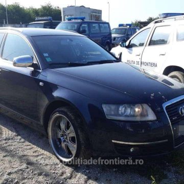 Mașină căutată de autoritățile franceze, recuperată de lucrători ai ITPF Sighetu Marmației