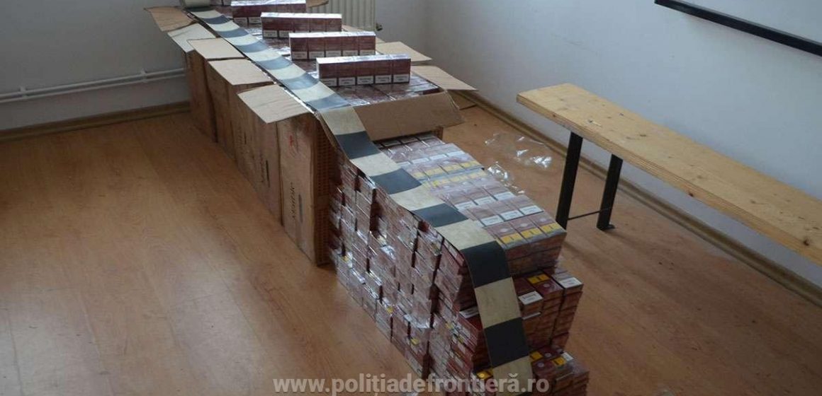 37 kg de tutun și 6.300 de pachete cu țigări de contrabandă confiscate