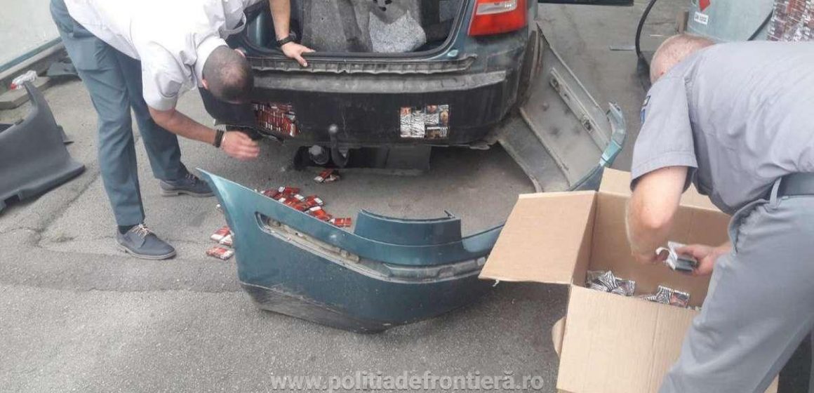 Contrabandist prins greu, după ce s-au tras focuri și de avertisment și spre roțile mașinii sale