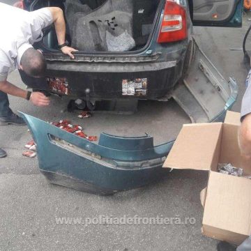 Contrabandist prins greu, după ce s-au tras focuri și de avertisment și spre roțile mașinii sale Contrabandist prins greu, după ce s-au tras focuri și de avertisment și spre roțile mașinii sale