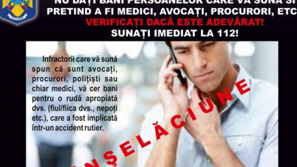 Înșelătorie prin metoda ”Accidentul”: a mușcat momeala și a trimis bani