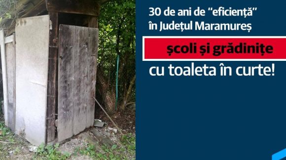 La începerea noului an școlar, 31 de unități de învățământ din Maramureș au toaletele în fundul curții