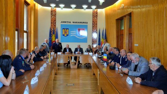 Colaborare între cadrele militare în rezervă și în retragere din Maramureș și Ucraina