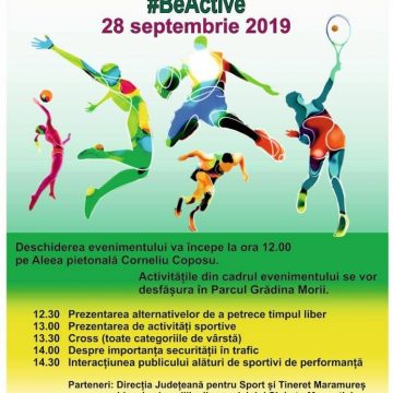 Săptămâna Europeneană a Sportului va fi marcată și în municipiul Sighetu Marmație