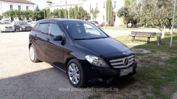 Mercedes căutat de 4 ani de autoritățile italiene, găsit la PTF Sighet