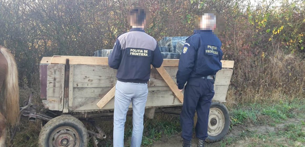 Aproximativ 21.200 pachete cu țigări confiscate la frontiera de nord