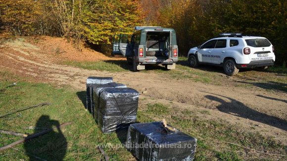 S-au confiscat țigări de contrabandă în valoare de 158.000 de lei