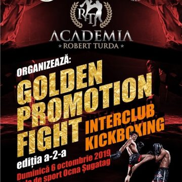 La Ocna Șugatag are loc cea de-a doua ediție a competiției Golden Promotion Fight organizată de clubul sportiv Academia Robert Turda