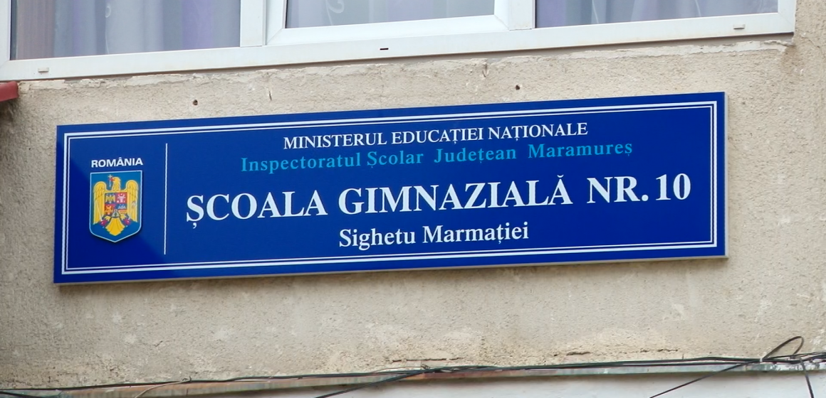 Sală de clasă vandalizată la o școală din Sighet