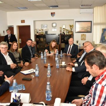 Vizită sindicală internațională la Consiliul Județean