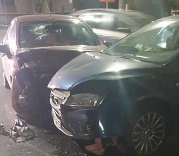 Accident cu doi răniți Accident cu doi răniți
