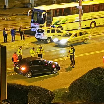 Accidentat pe trecerea de pietoni pe care mergea cu trotineta electrică