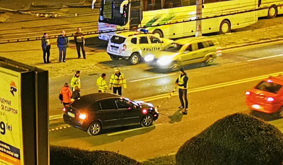 Accidentat pe trecerea de pietoni pe care mergea cu trotineta electrică
