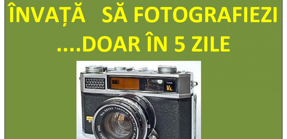 Curs intensiv de tehnică și artă fotografică pentru iubitorii de fotografie, la Sighetu Marmației