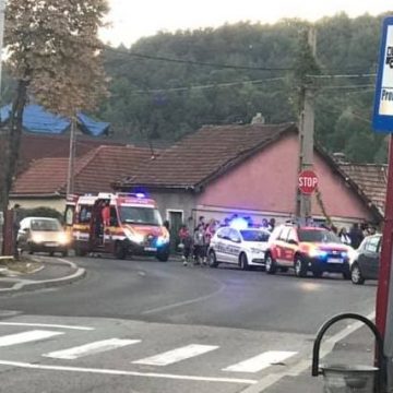 Beat și fără permis s-a oprit cu motocicleta în gard Beat și fără permis s-a oprit cu motocicleta în gard