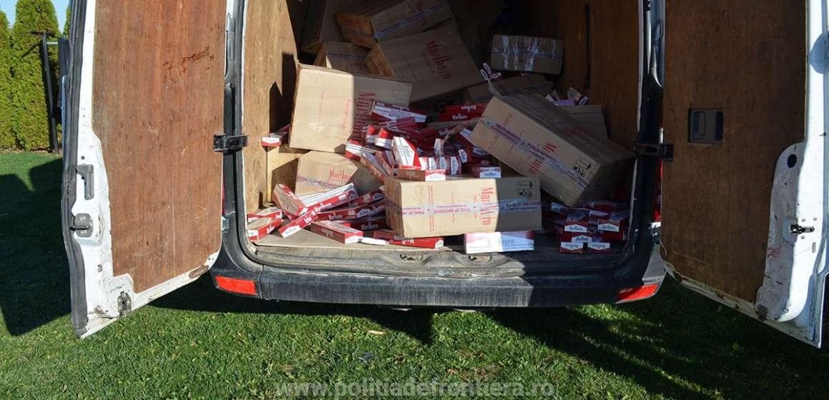S-au confiscat țigări de contrabandă de peste 385.000 de lei