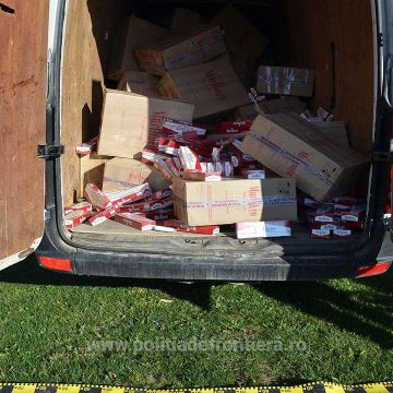 S-au confiscat țigări de contrabandă de peste 385.000 de lei