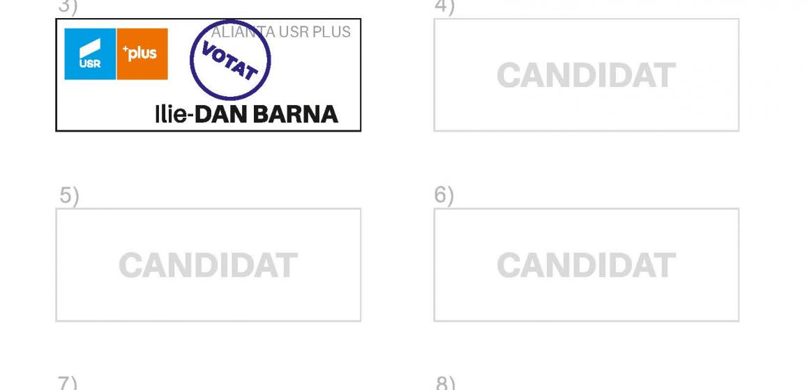 VOTEAZĂ poziția a treia pe buletinul de vot! VOTEAZĂ poziția a treia pe buletinul de vot!