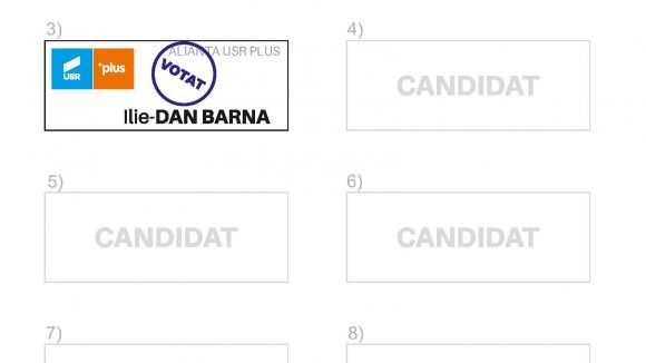 VOTEAZĂ poziția a treia pe buletinul de vot!
