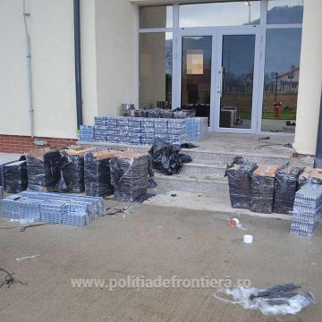 Contrabandă cu împușcături. Țigările au rămas, contrabandiștii au fugit