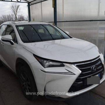 Lexus căutat de autorităţile din Italia,  descoperit la PTF Sighetu Marmației