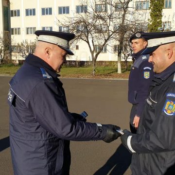 GALERIE FOTO | Avansări în grad la Jandarmeria Maramureș de Ziua Națională