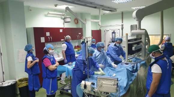 VIDEO | A treia procedură EVAR din acest an la Spitalul Județean