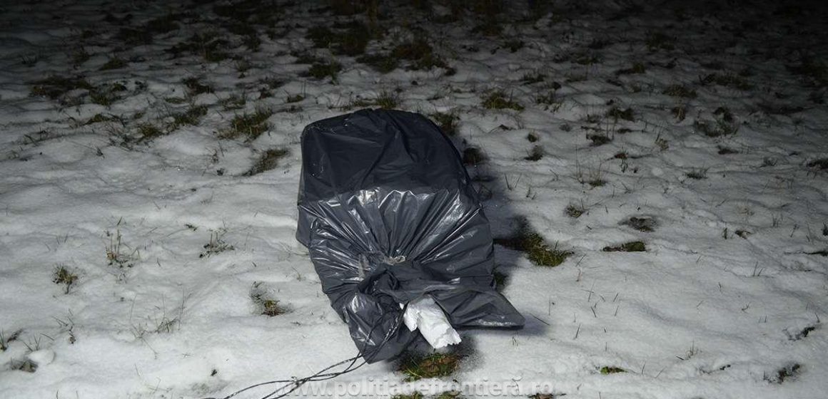 Contrabandă cu drona la frontiera de nord
