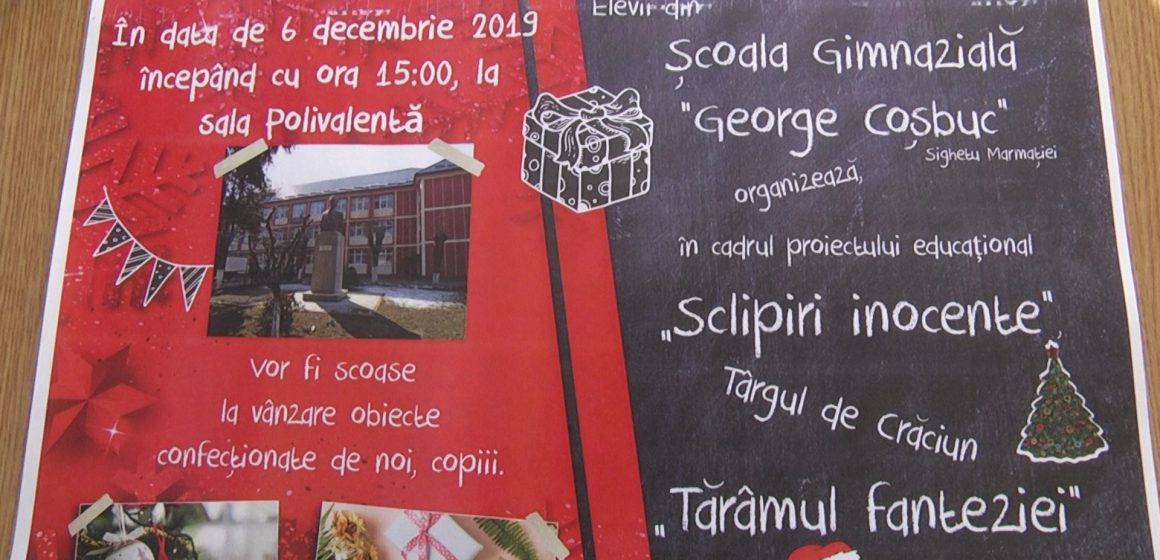 VIDEO | Școala Gimnazială ”George Coșbuc”din Sighetu Marmației organizează un Târg de Crăciun cu obiecte realizate de elevii școlii VIDEO | Școala Gimnazială ”George Coșbuc”din Sighetu Marmației organizează un Târg de Crăciun cu obiecte realizate de elevii școlii