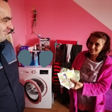 Un gest caritabil al polițiștilor de la Serviciul Rutier