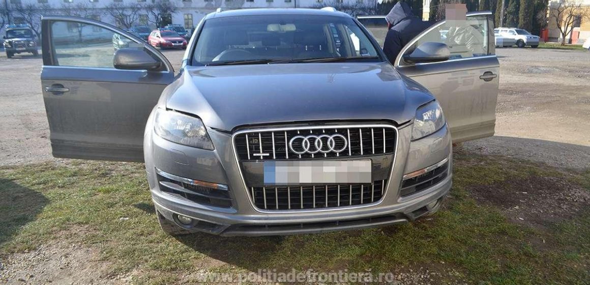 Audi Q7 căutat de autoritățile britanice, găsit în Cavnic