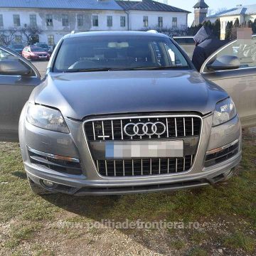 Audi Q7 căutat de autoritățile britanice, găsit în Cavnic Audi Q7 căutat de autoritățile britanice, găsit în Cavnic