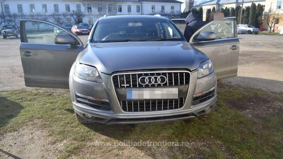Audi Q7 căutat de autoritățile britanice, găsit în Cavnic