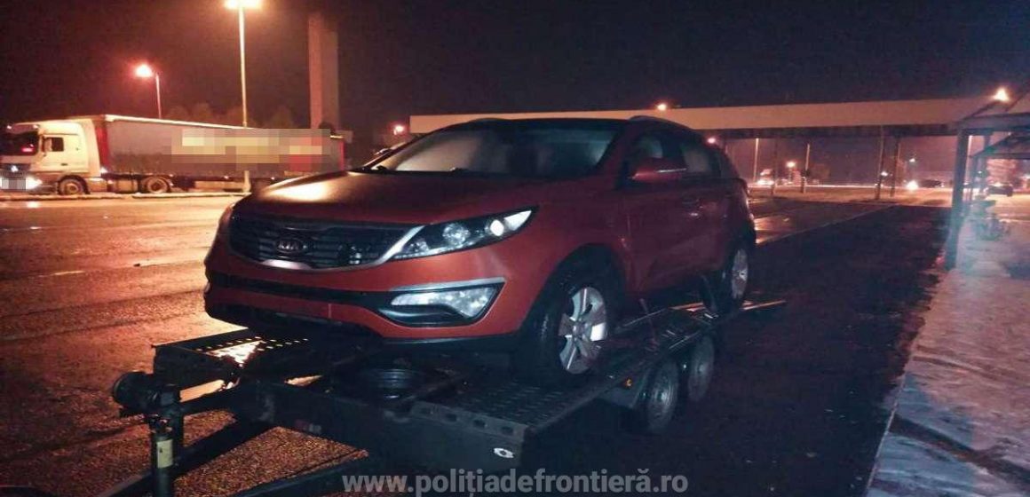 Mașină căutată de autoritățile franceze, găsită la graniță de lucrători ai ITPF Sighetu Marmației